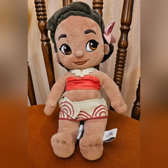 Disney Exclusive Princess Moana Plush 12 Inch Tall EUC - Picture 7 of 7